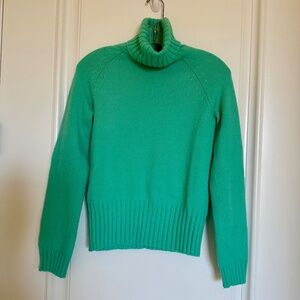 GAP Turquoise Wool-Blend Turtleneck Sweater – Women’s Size M